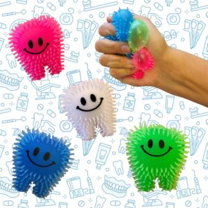 Puffer teeth. Air filled tooth. Een tand gevuld met lucht ideaal als uitdeelcadeautje. ook te gebruiken als stressbal