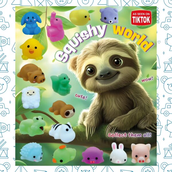 Squishy World animals in capsules – adorable, soft squishy animals, perfect for collecting or as a give-away. Toystation refill.