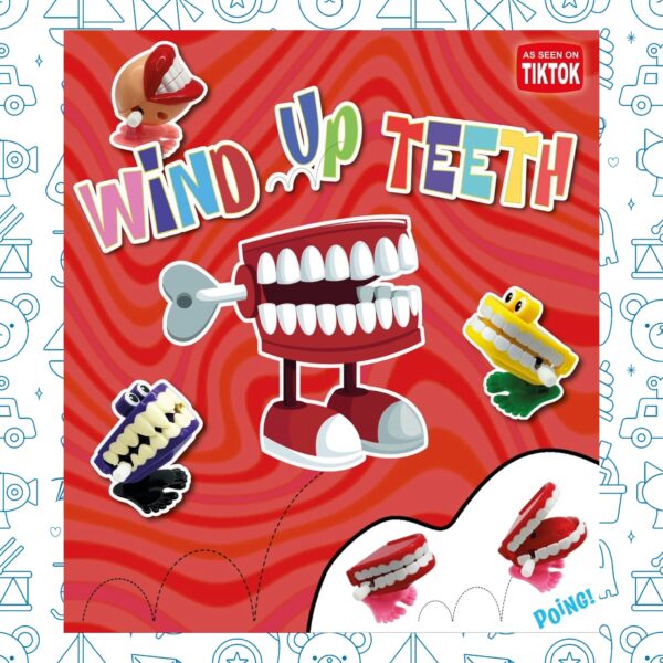 Wind-up chattering teeth packed in a capsule, perfect as a giveaway for the dental practice or as a refill for the Toystation. A funny toy that will make both children and adults laugh!